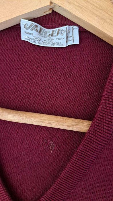 Kamizelka męska JAEGER 100% Wool – Made in Great Britain