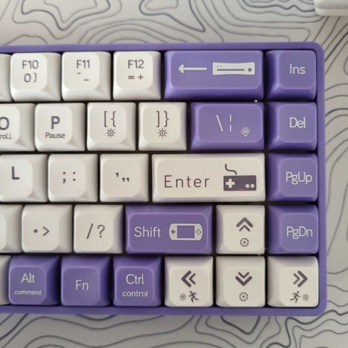 Ігрова клавіатура Ajazz ak680 purple