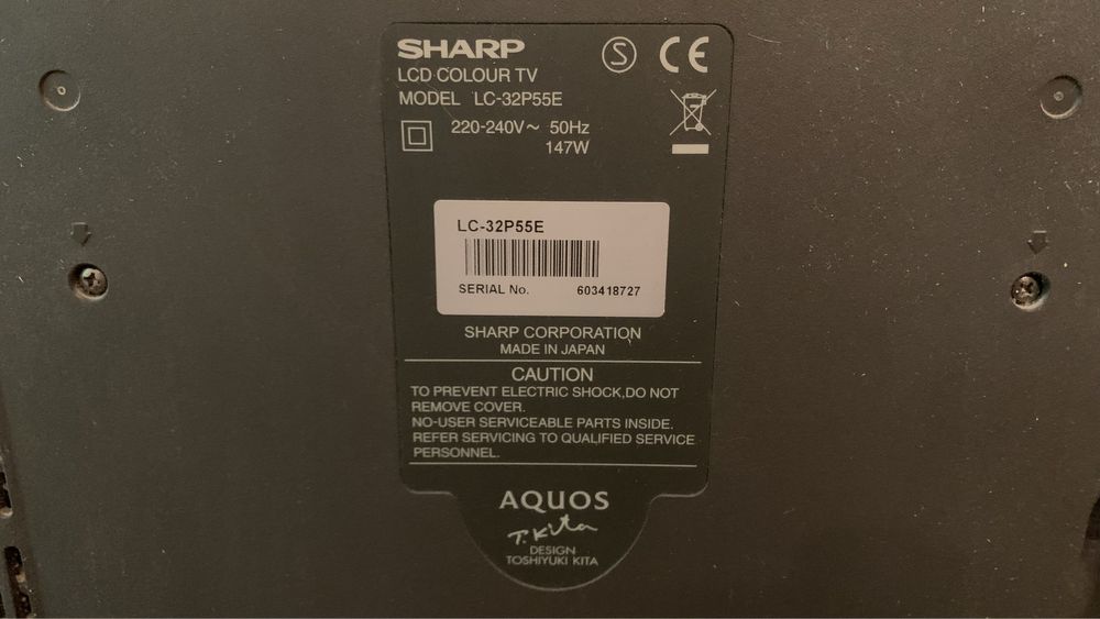 Японский Телевизор Sharp 32 дюйма 81 см