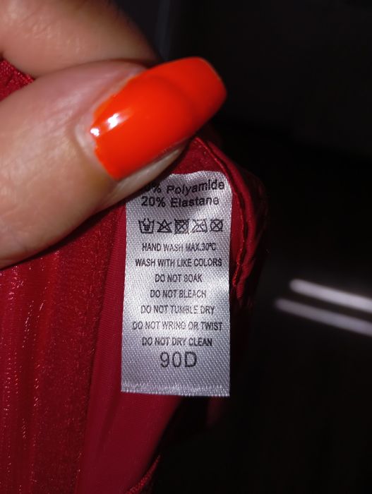 NOWY biustonosz damski 90D