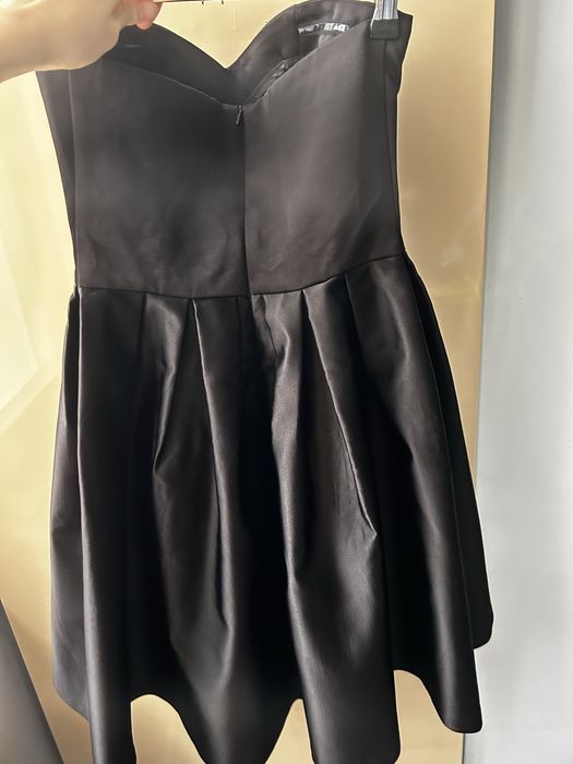 Сукня вечірня з цупкого атласу, корсетна сукня, коктейльна