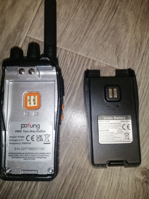 Рация двусторонней связи Pofung PMR Two-Way Radios PT88E. Оригинал.