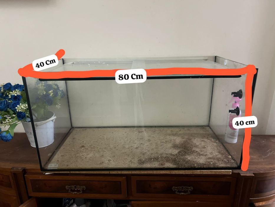 Aquário de peixes  e acessorios 128 Litros