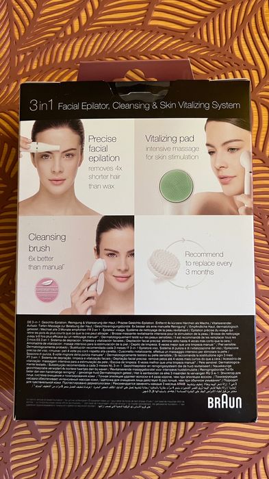 Епілятор для обличчя BRAUN FaceSpa SE851