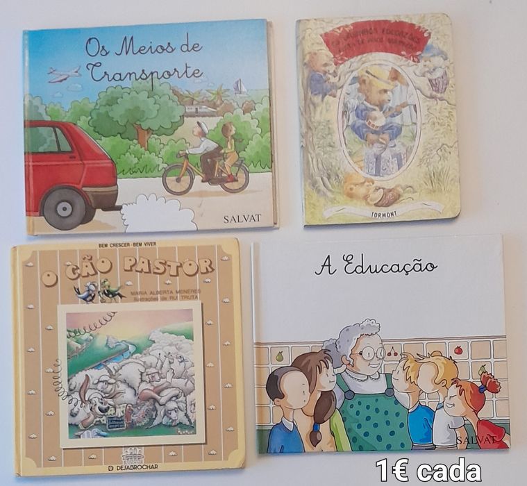Varios livros crianças