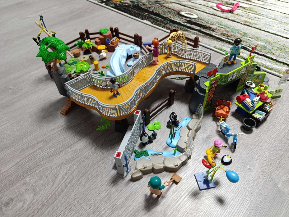Playmobil плеймобіл зоопарк, величезний ігроленд