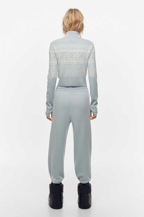 Perfect Moment H&M Żakardowy sweter z wełny merynosowej r.L