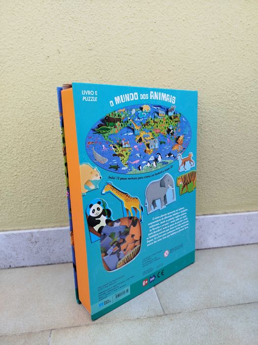 Puzzle do Mundo dos animais, com livro includo