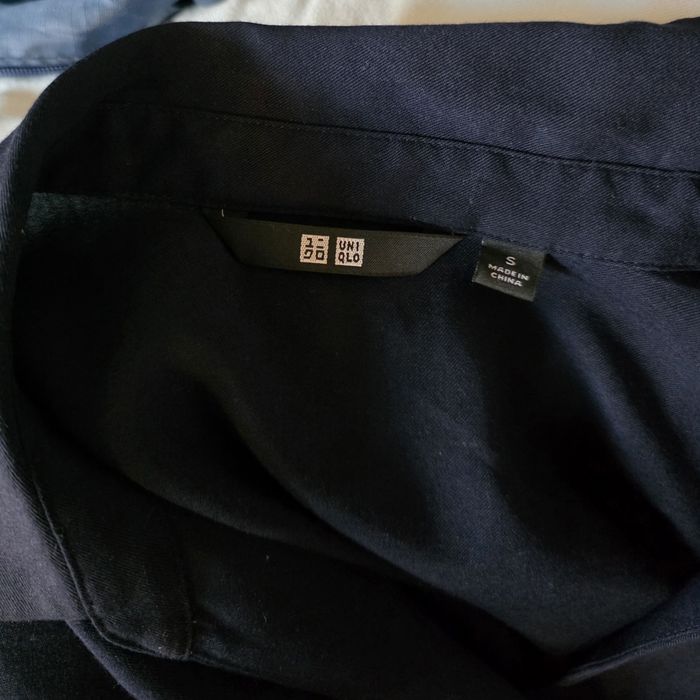 Uniqlo damska bluzka granatowa basic S skipper
