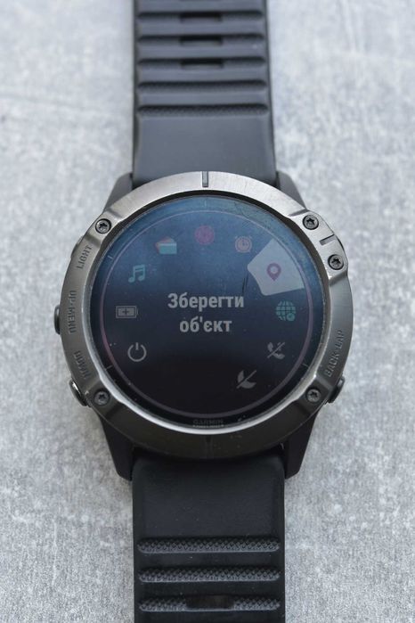 Garmin Fenix 6X pro Solar Titanium суперстан GPS компас карти