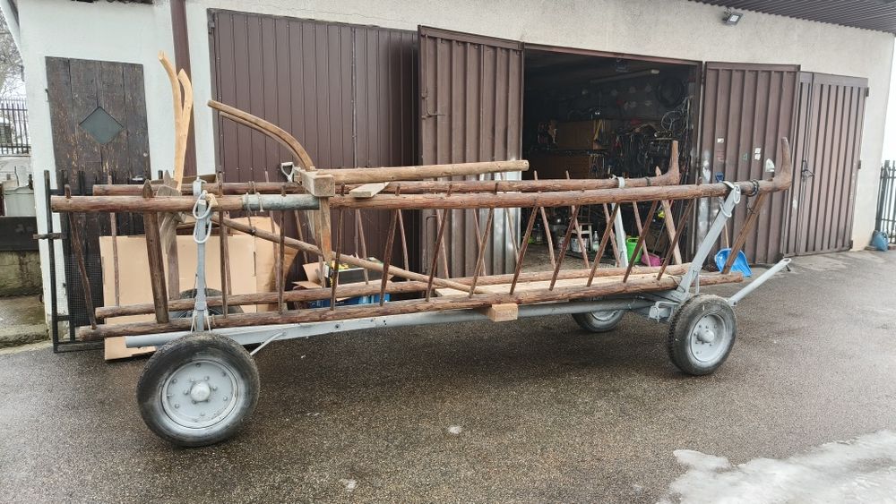 Wóz konny drabiniasty znaczniki do ziemniaków