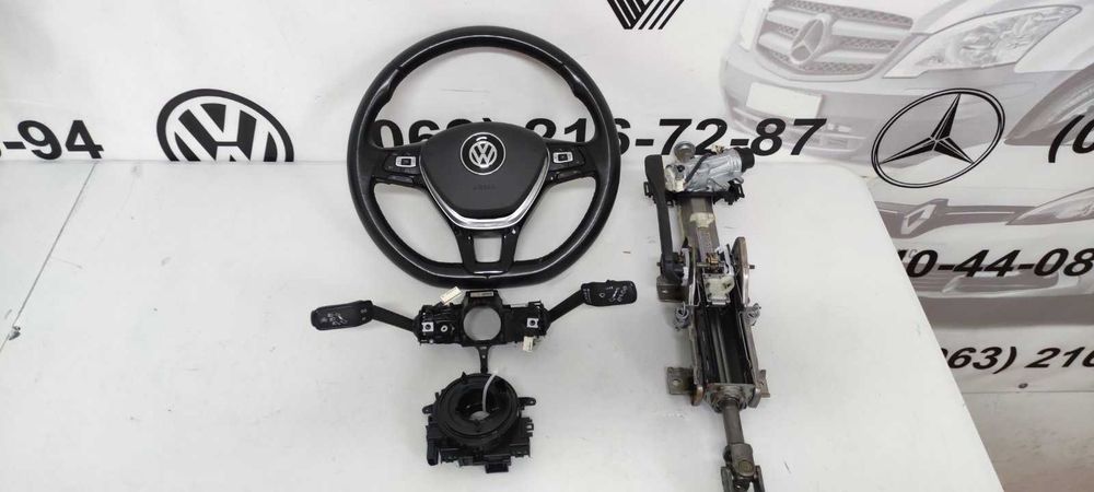 Руль кермо шлейф трапеція AIRBAG кожа VW GOLF VII PASSAT B8 OE