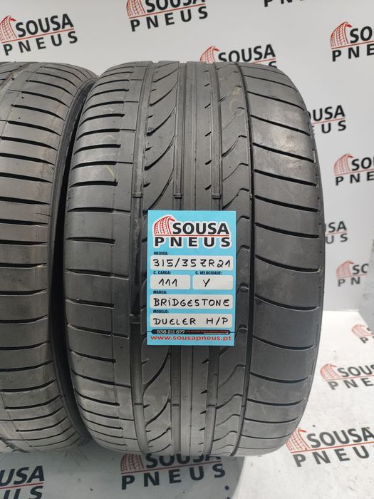 2 pneus semi novos 315-35R21 Bridgestone - Oferta dos portes 220 euros