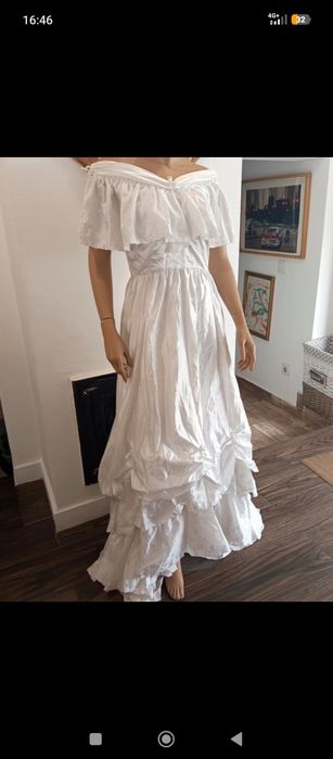 Vestidos de noiva vintage anos 80/90 estilo romântico