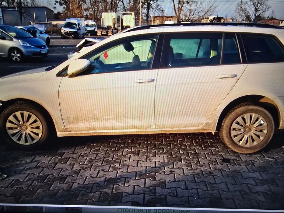 volkswagen golf VII LC9A kombi maska zderzak lampa grill błotnik drzwi zbiornik paliwa szyba