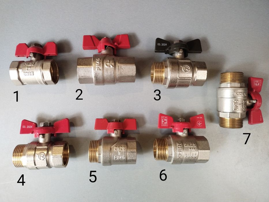 Кран шаровый кульовий на воду 25, 32, 40, 50