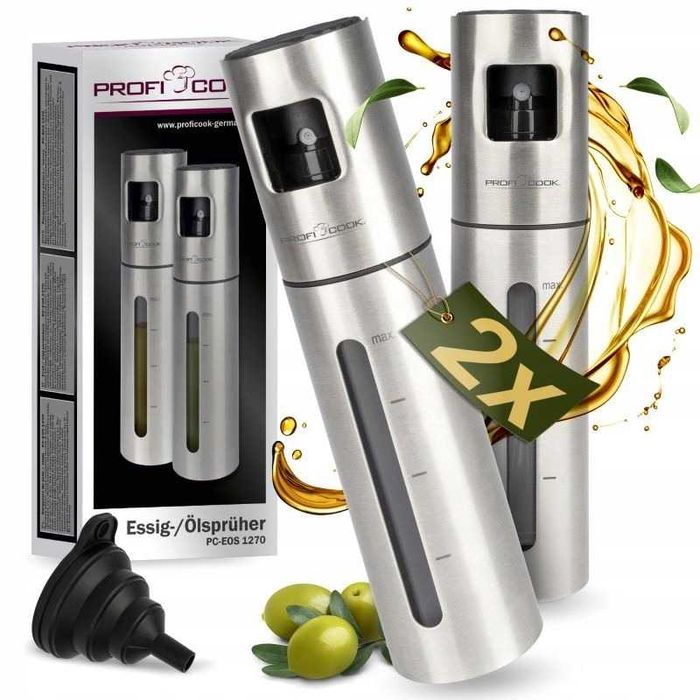 Dozownik oleju oliwy spryskiwacz Atomizer do octu Szklany Spray FIT