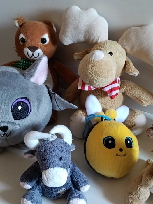 8 Peluches fofinhos de animais