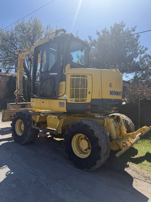 KOMATSU PW118MR-8 Klima 4 łyżki+widły Oryginał Mercedes 8x8
