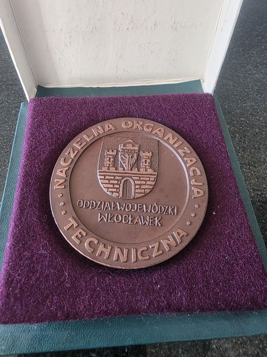 Medal odznaka Not Naczelna Organizacja Techniczna Włoclawek