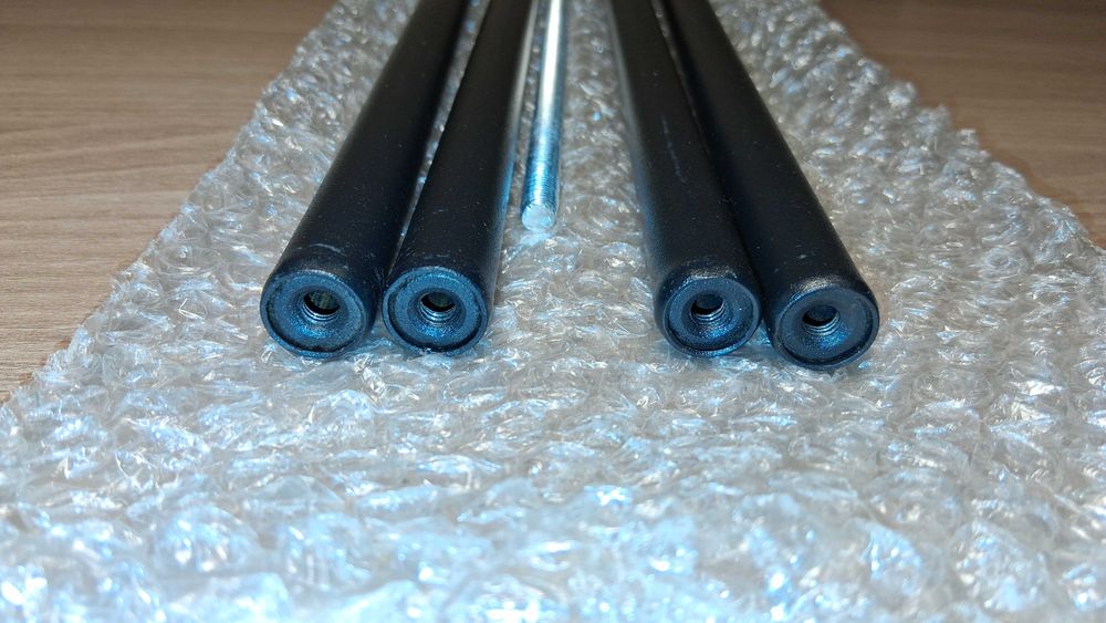 Metalowe Pręty Gwintowane Do Statywu Mikrofonowego - 4×45 cm