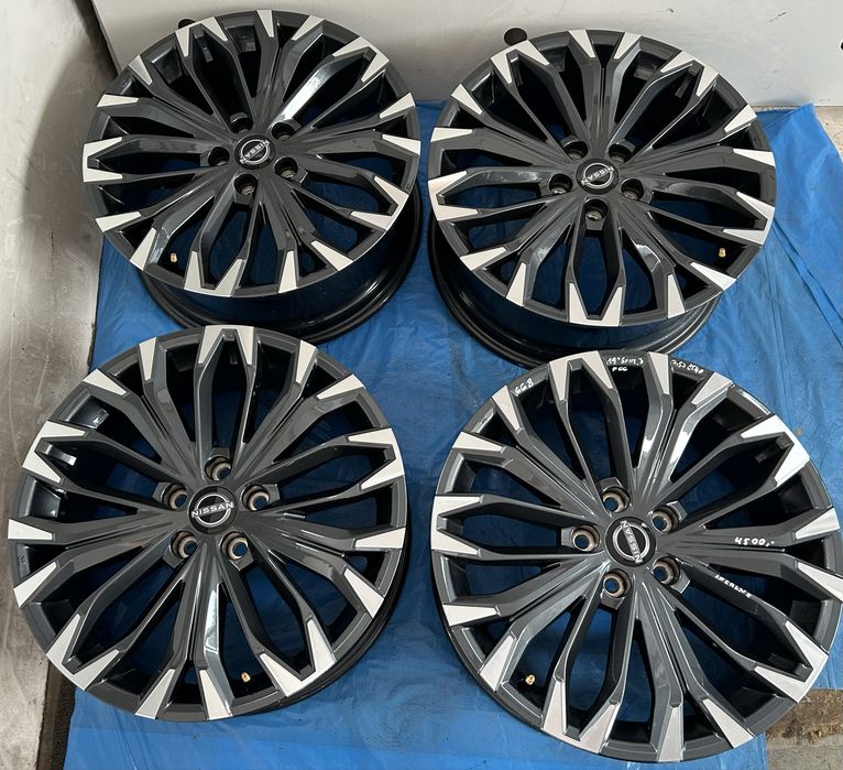 668 Felgi Aluminiowe Oryginał Nissan X-Trial R 19 qashqai 5x114,3 Idealne
