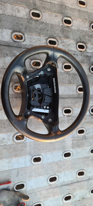 Kierownica Mercedes W211 LIFT CLS W219 W209 Łopatki Czarna Skórzana