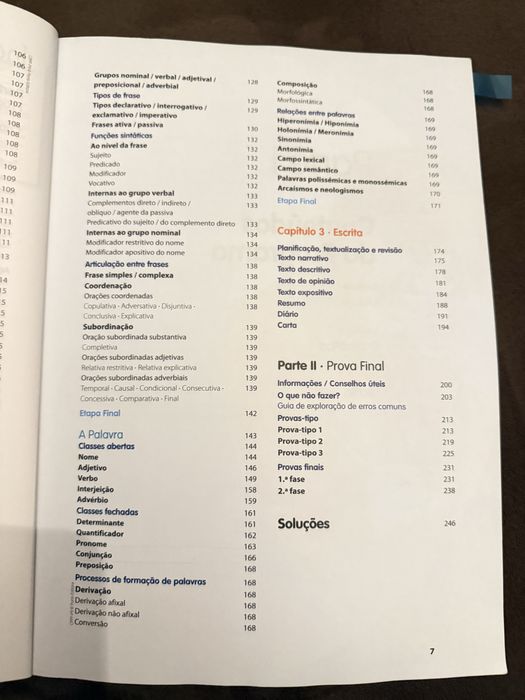 Livro de exame final portugues 9 ano - 2016