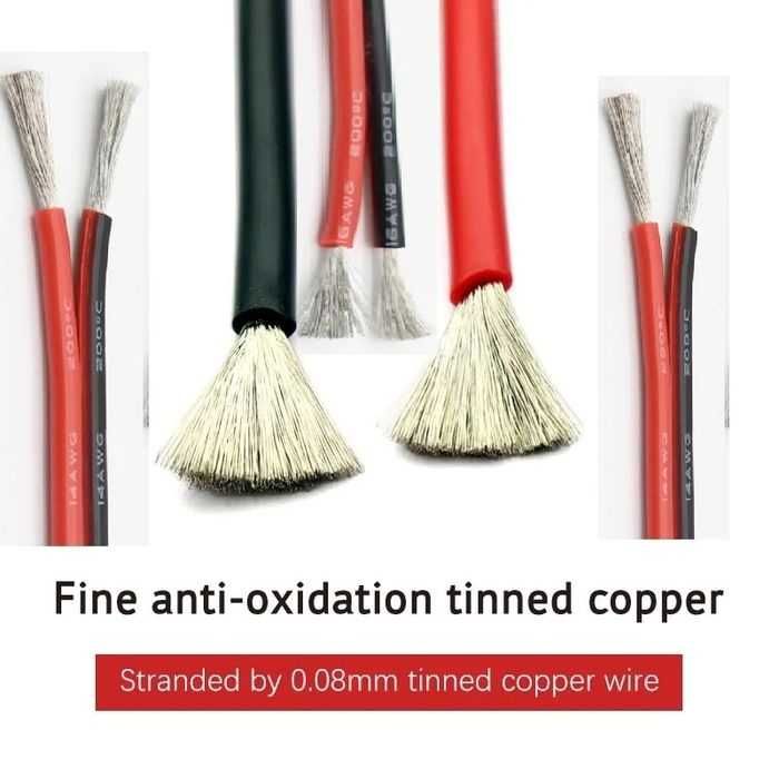 Силіконовий м‘який провід AWG 6 AWG 10 AWG 12 AWG 14 AWG 16 AWG 18 ОПТ