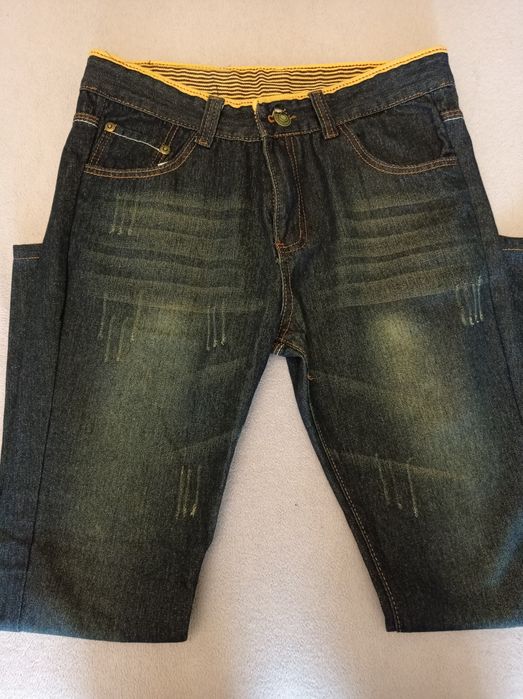 Spodnie jeansowe chłopięce męskie