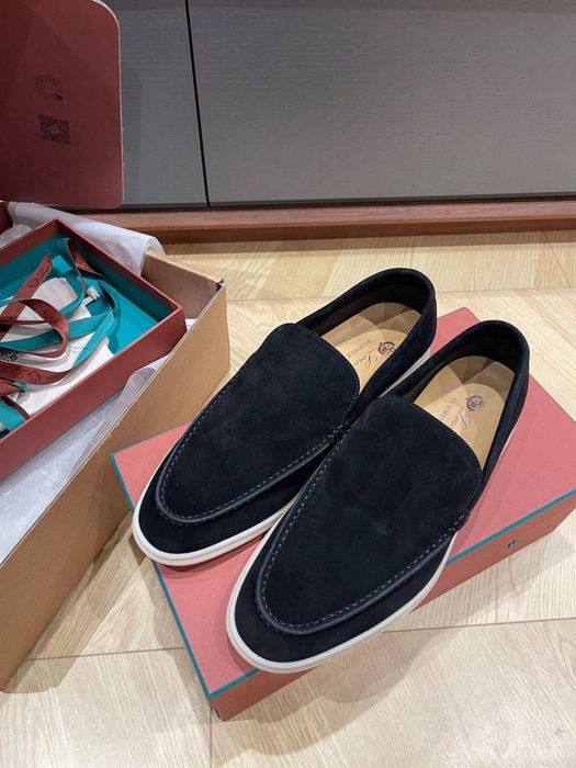 Чоловічі замшеві лофереи чорні