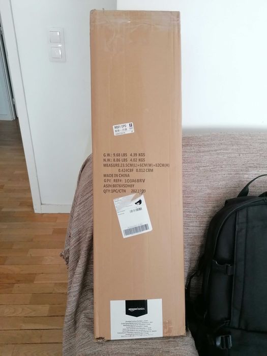 Cama elevada refrescante para animais de estimação, Verde, Grande.Amazon Basics .