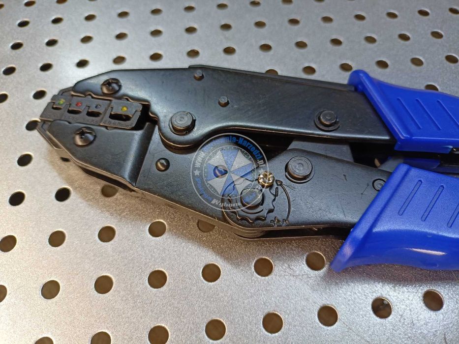 Szczypce zaciskarka konektorów 5 matryc0,5mm²-16mm² +ściągacz izolacji