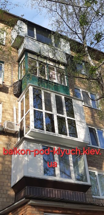 французький балкон розширення винос скління балкона балкон під ключ