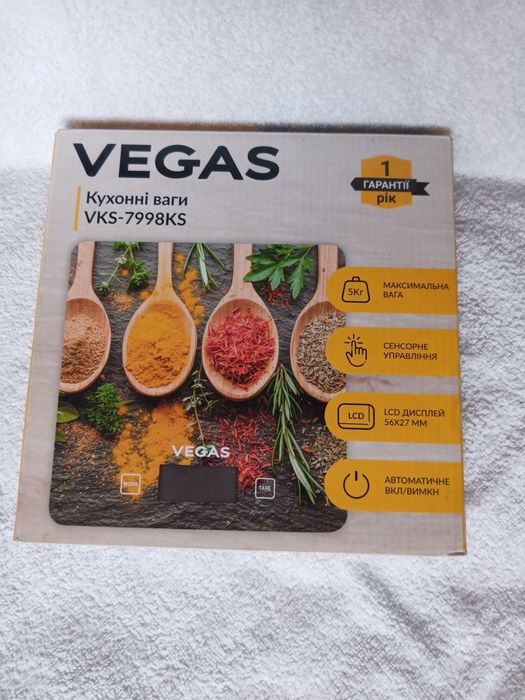 НОВЫЕ! Весы кухонные электронные Vegas VKS-7998KS