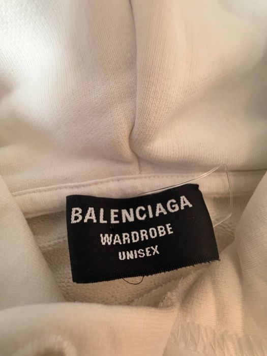 balenciaga logo hoodie