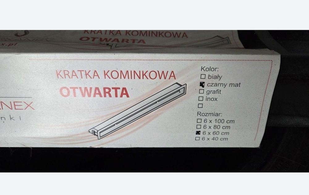 Kratka kominkowa 80x6 Parkanex