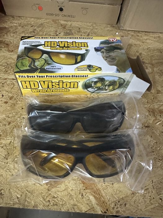Okulary HD vision wrap arounds 2 szt