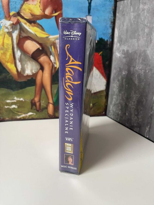 VHS Disney Aladyn (Nowa w FOLII - Unikat) Wydanie Specjalne (Polski Dubbing) - Disney Aladdin Kaseta Video