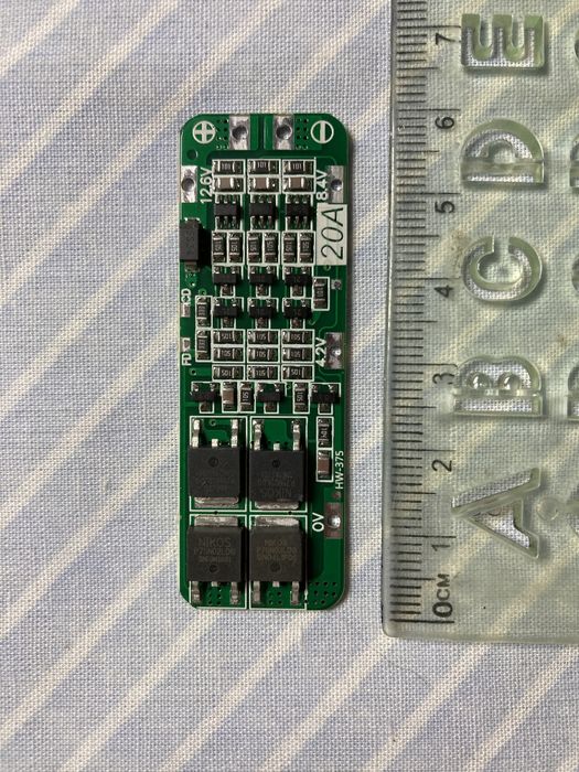 BMS 3S контролер 12В, 20А заряду літій-іонних батерей