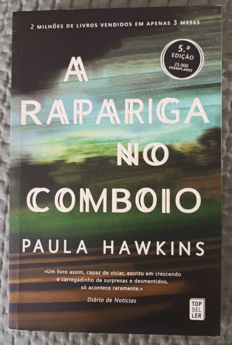 A Rapariga No Comboio, livro como novo!