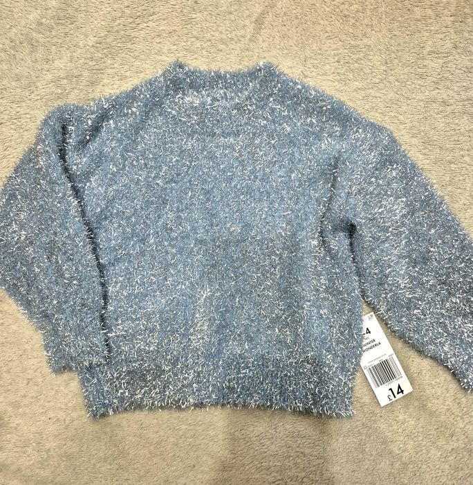 Пушистий ошатний светрик з блиском на дівчинку 3-5 років