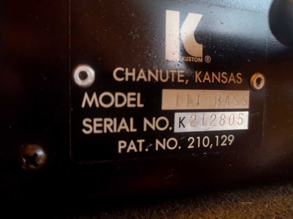 KUSTOM  III BASS świetny head basowy USA