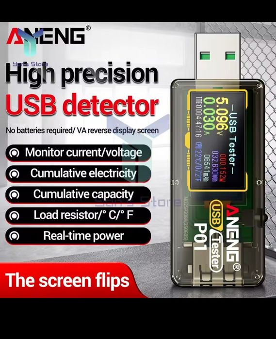 Tester miernik USB C plus adapter