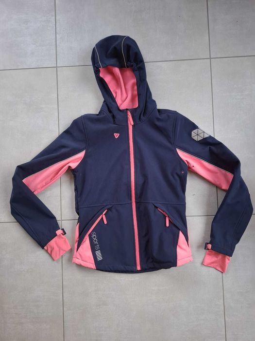 Softshell granatowo-różowy 170 - super!!