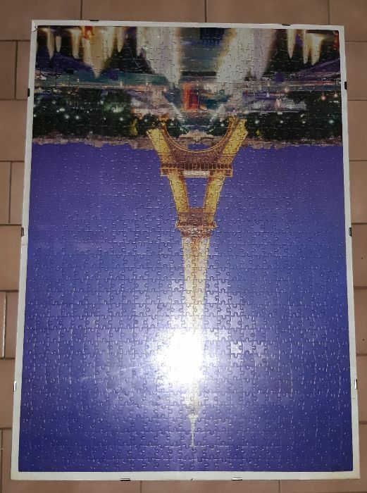 Fluorescent Puzzle (Eiffel Tower)64552363475715122