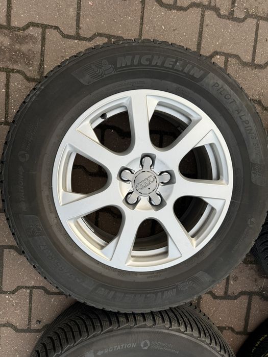 Koła zimowe 17 Audi Q5 8R + Michelin oryginał ładne