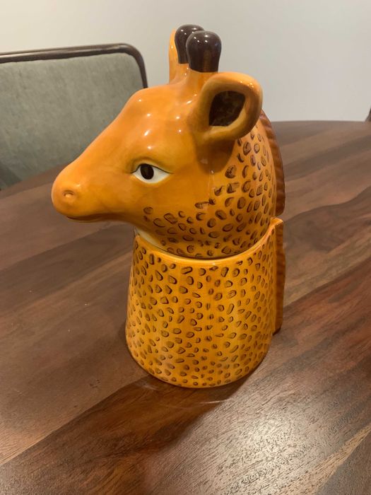 Designer Cookie Jar Girafa - Pote Guarda Tupperware