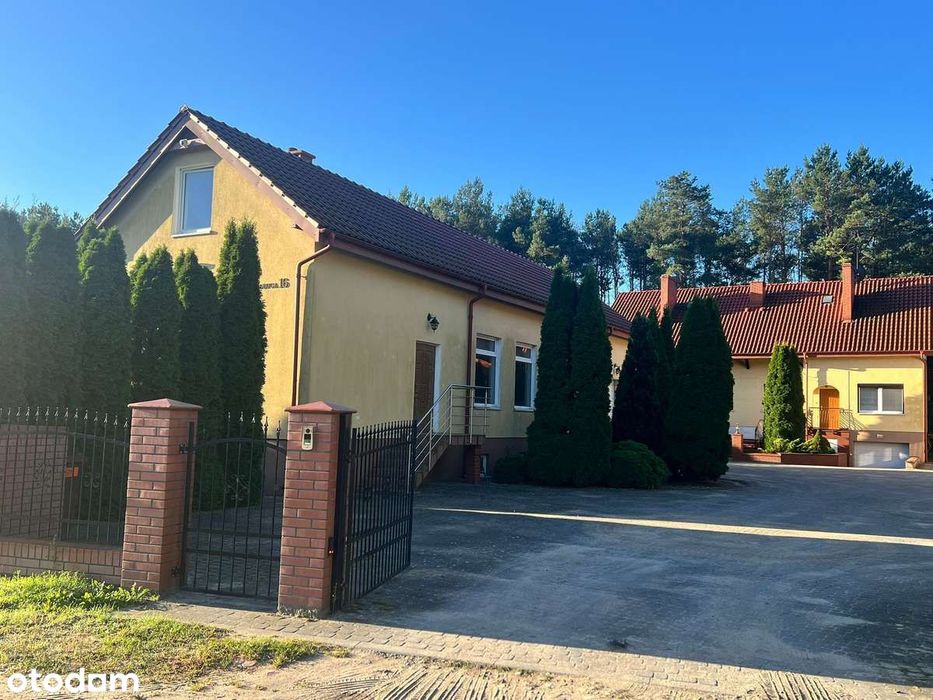 Dom z budynkiem użytkowym obok lasu na wynajem Zielonka Białe Błota