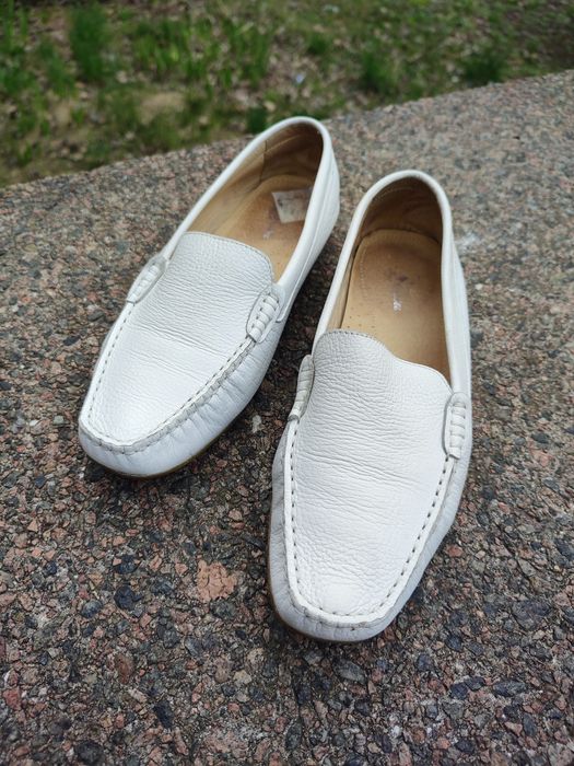 Кожаные мокасины р.39